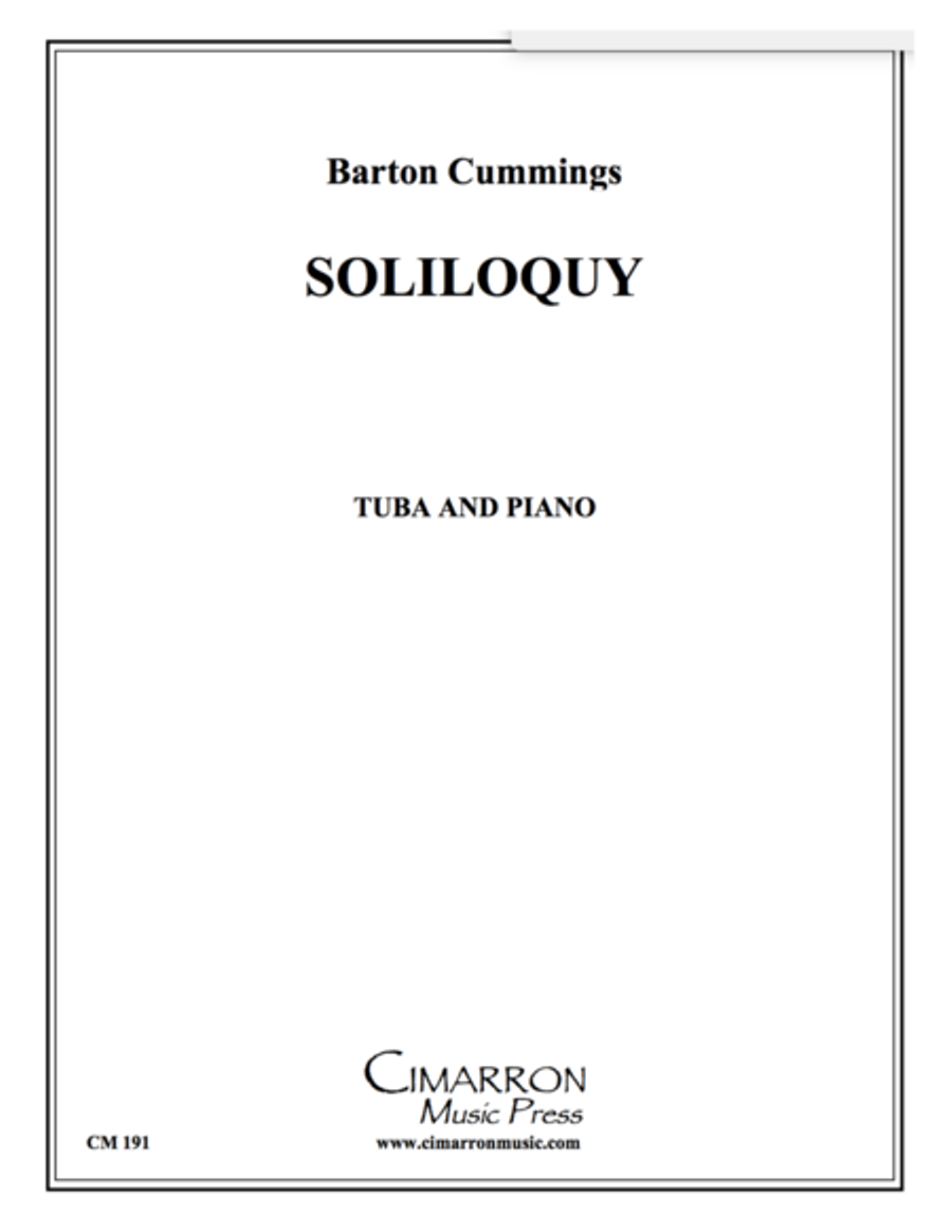 Soliloquy for Tuba Soliloquy for Tuba Tuba scores gallery preview page 1