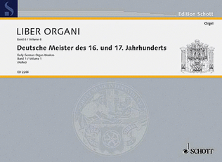 Book cover for Early German Organ Masters - Volume 1