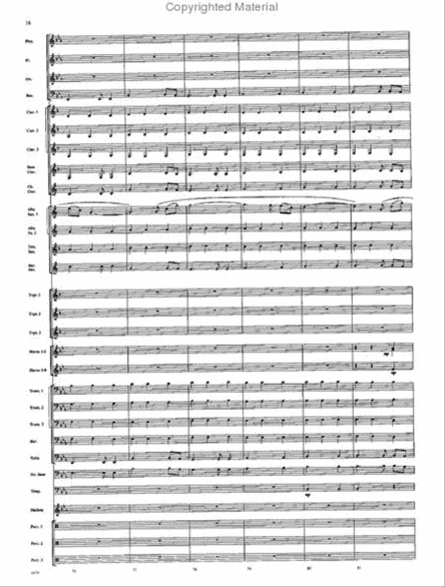 American Folk Fantasia Concert Band scores gallery preview page 17