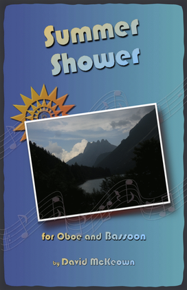 Book cover for Summer Shower for Oboe and Bassoon Duet