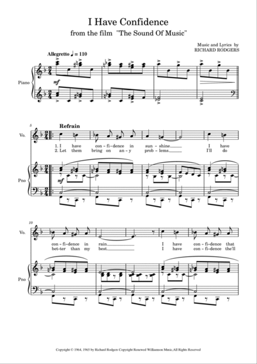 I Have Confidence Voice scores gallery preview page 2