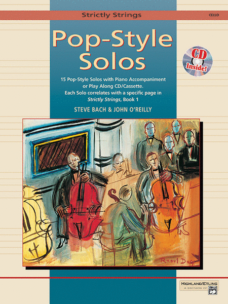Strictly Strings Pop-style Solos Cello - Book and Cd