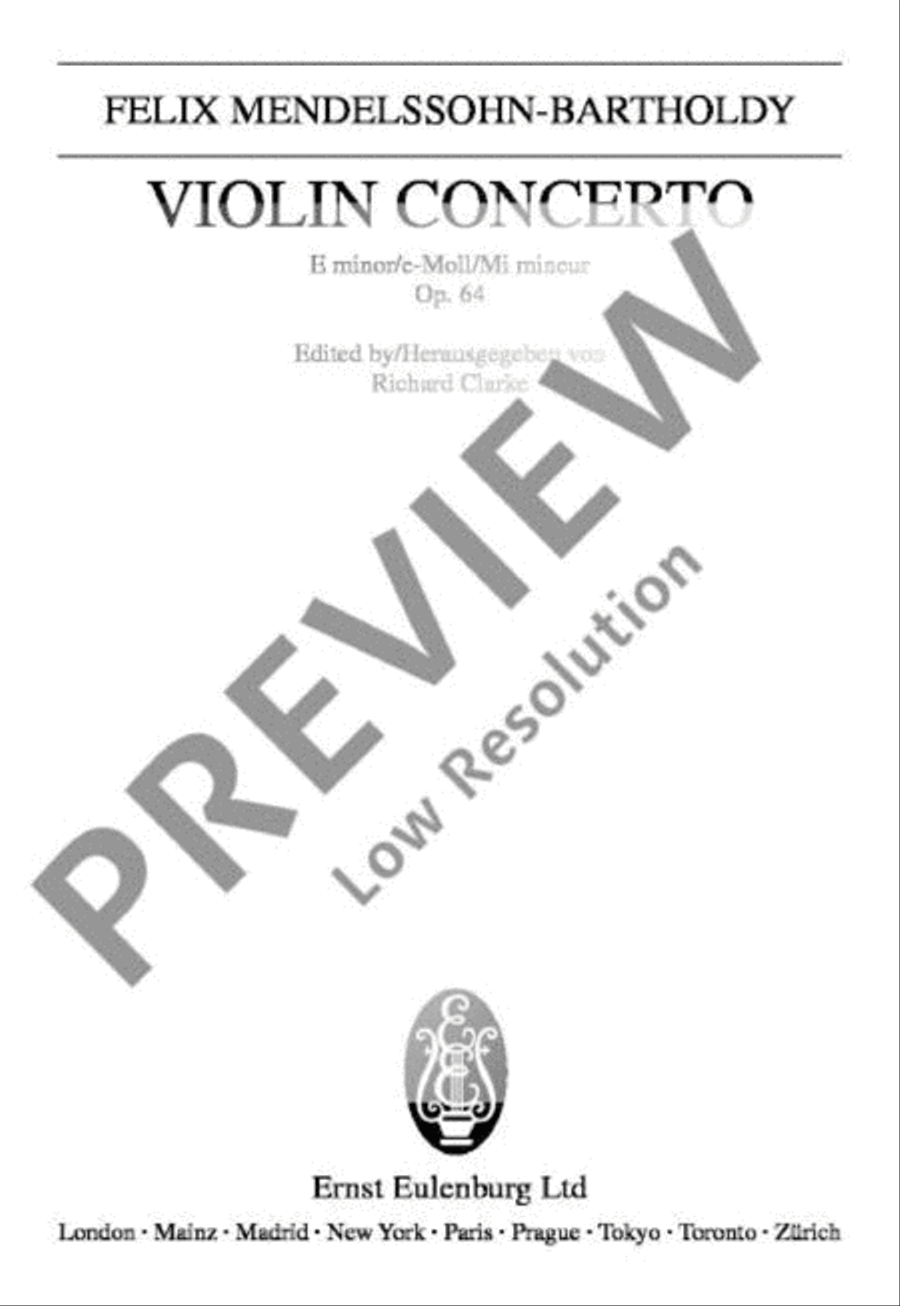 Concerto E minor Orchestra scores gallery preview page 2