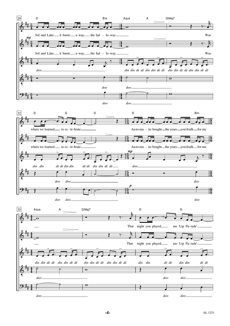 Holocene Divisi scores gallery preview page 4