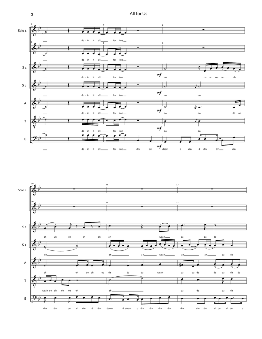 All For Us Divisi scores gallery preview page 2