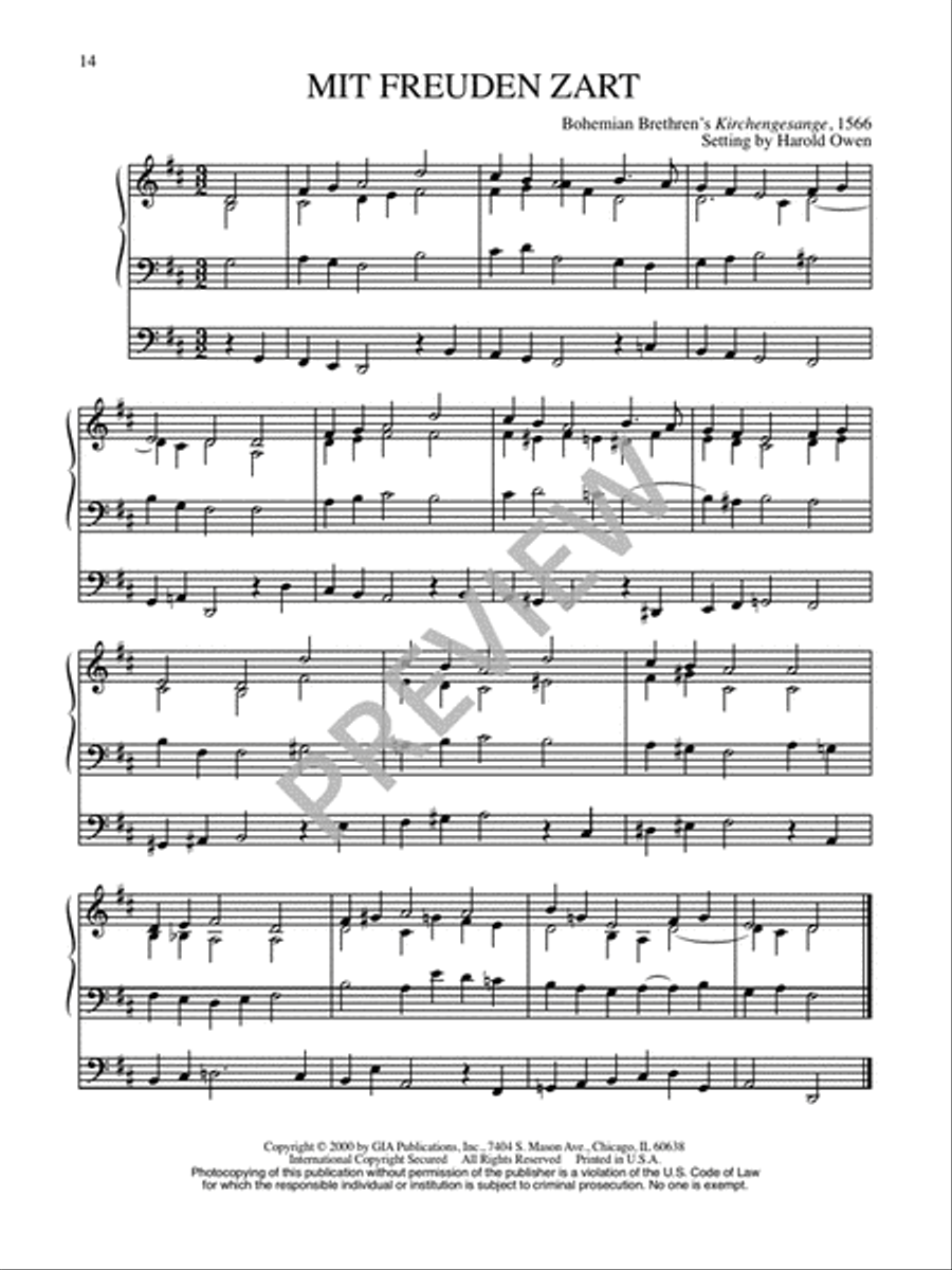 Twenty-Five Organ Harmonizations - Volume 1 Organ scores gallery preview page 16