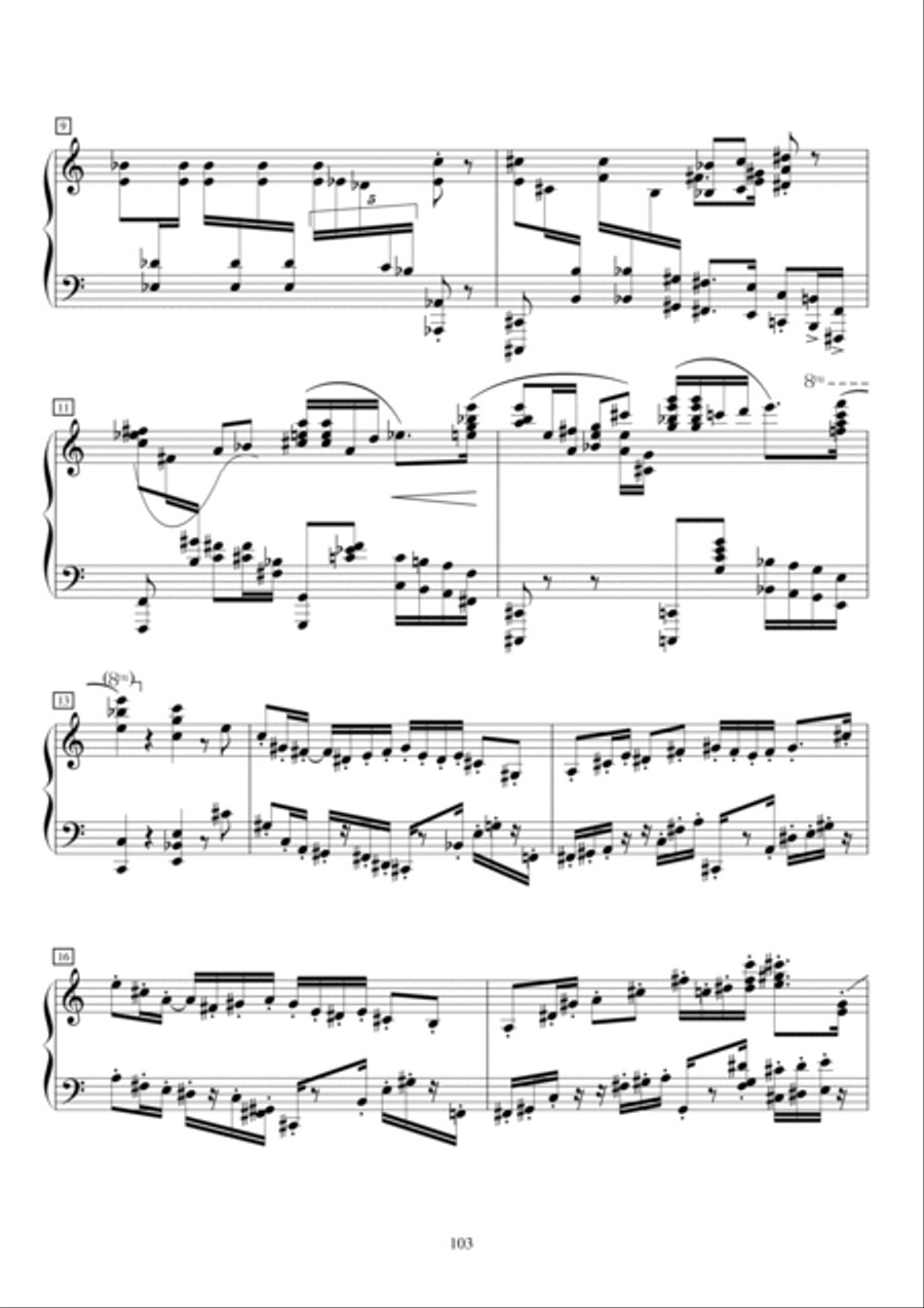 Concert etudes no 24-Rhythm game(C Major) Piano Method scores gallery preview page 2