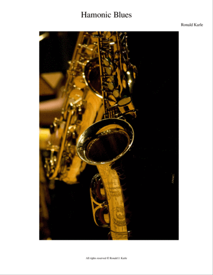 Harmonic Blues Small Ensemble scores gallery preview page 1