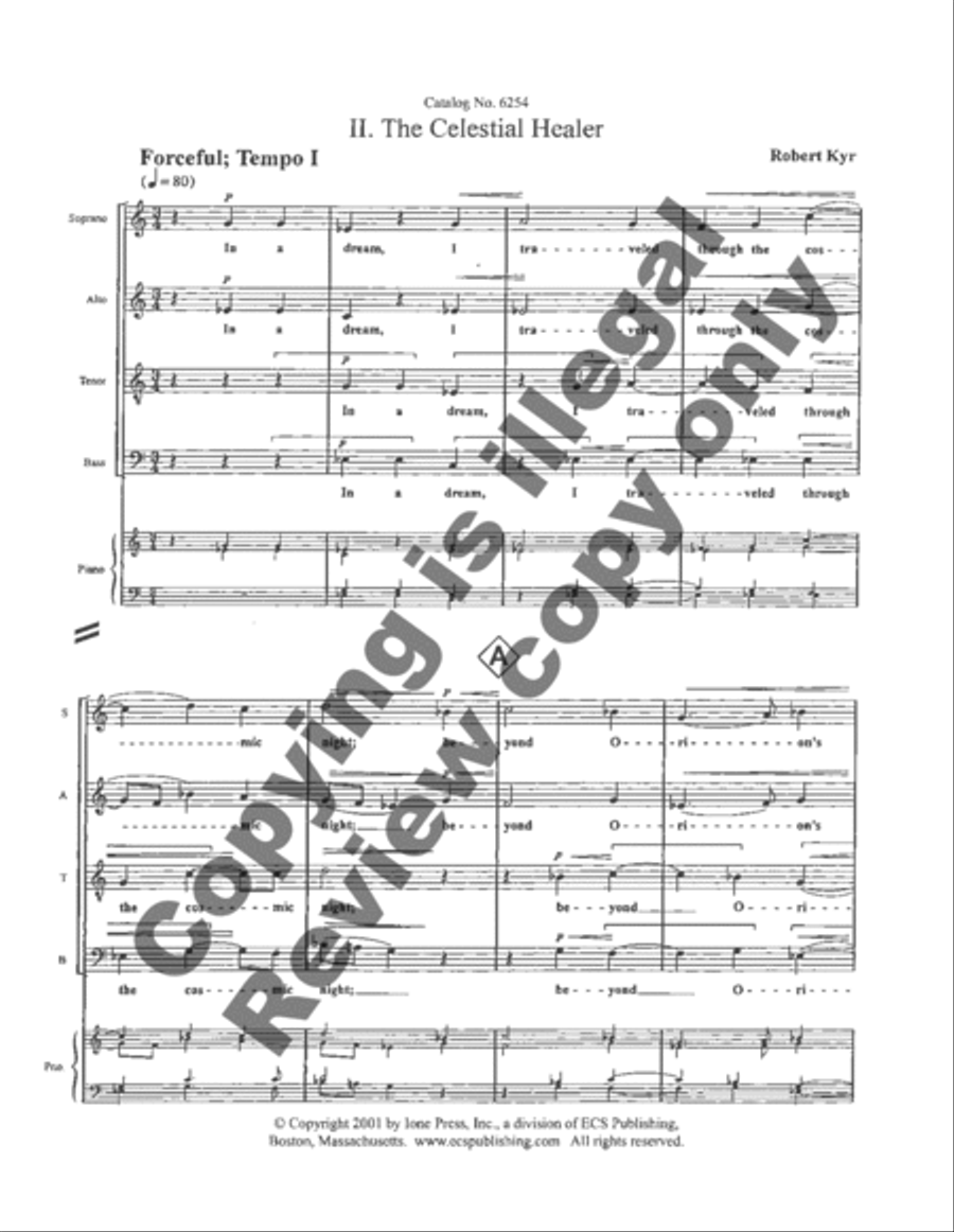 On the Nature of Creation: 2. The Celestial Healer Divisi scores gallery preview page 7