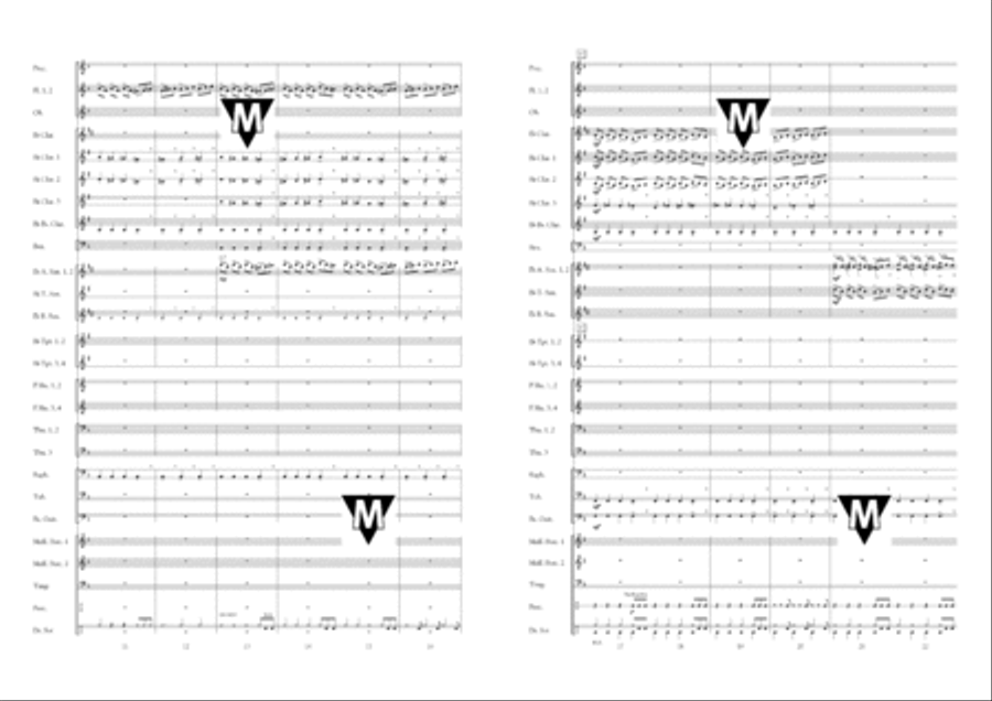 Blue Rondo a la Turk Concert Band scores gallery preview page 3