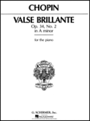 Book cover for Waltz, Op. 34, No. 2 in A Minor