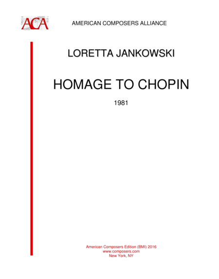 [Jankowski] Homage to Chopin