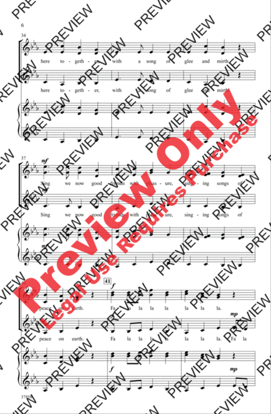 A Festive Madrigal A Festive Madrigal Women's Choir scores gallery preview page 6
