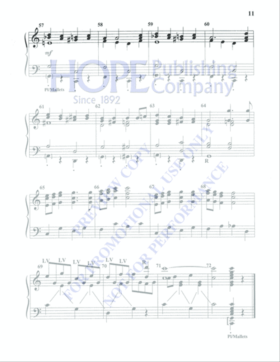Holiday Favorites for Handbells 5-Octaves scores gallery preview page 13