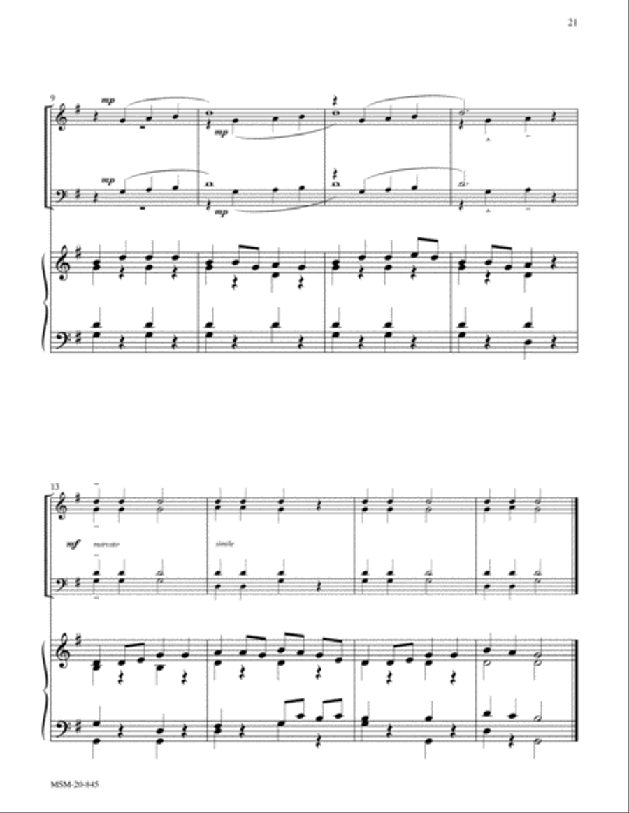 God, Who Stretched the Spangled Heavens (Holy Manna) Choir scores gallery preview page 4