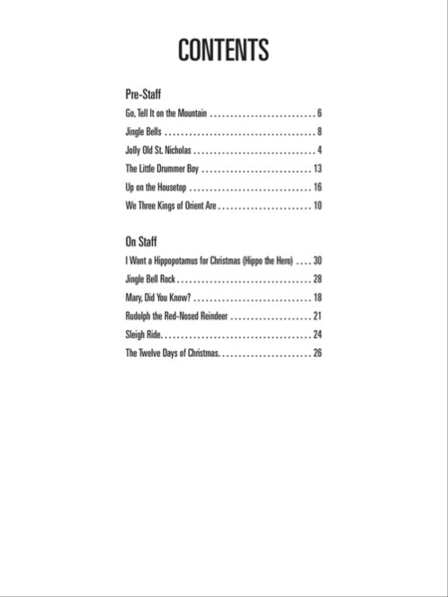 Hal Leonard Christmas Piano for Kids Piano Method scores gallery preview page 2
