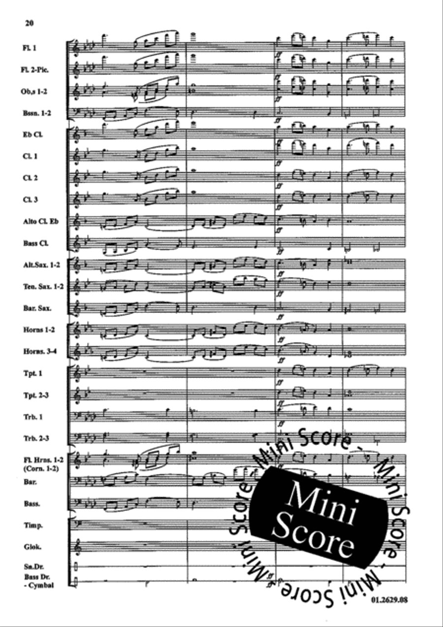 Musica Para Banda Concert Band scores gallery preview page 24