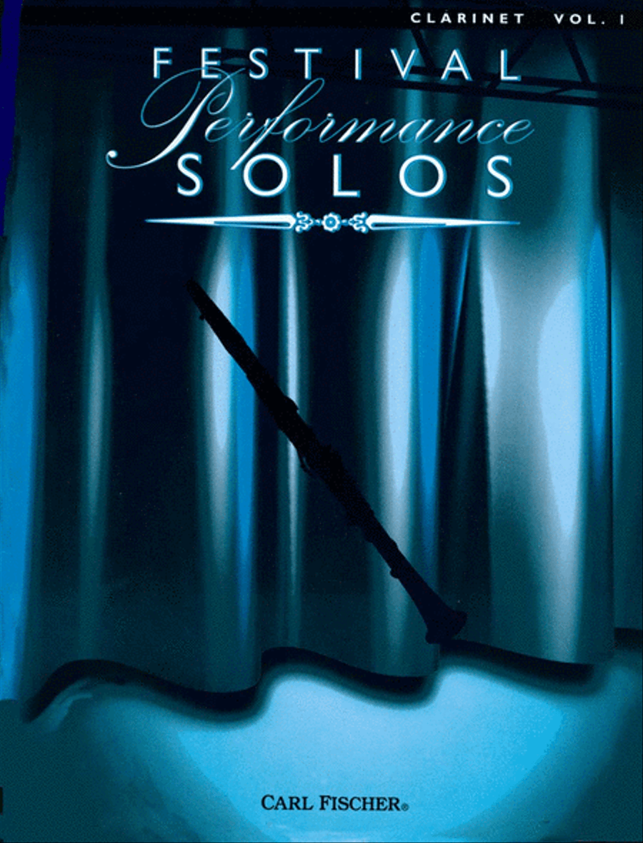 Festival Performance Solos - Volume 1 (Clarinet) Clarinet Solo scores gallery preview page 1