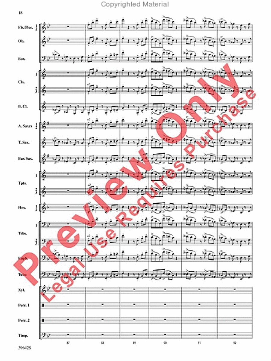 Chroma Concert Band scores gallery preview page 19