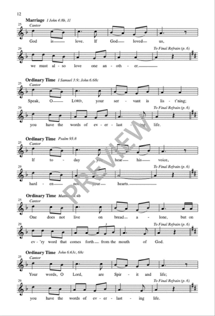 Franciscan Alleluia Franciscan Alleluia 4-Part scores gallery preview page 13
