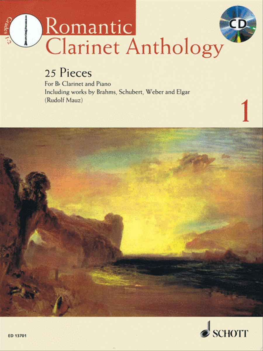 Romantic Clarinet Anthology – Volume 1 Clarinet Solo scores gallery preview page 1