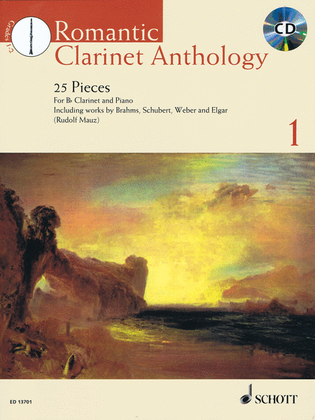 Book cover for Romantic Clarinet Anthology – Volume 1