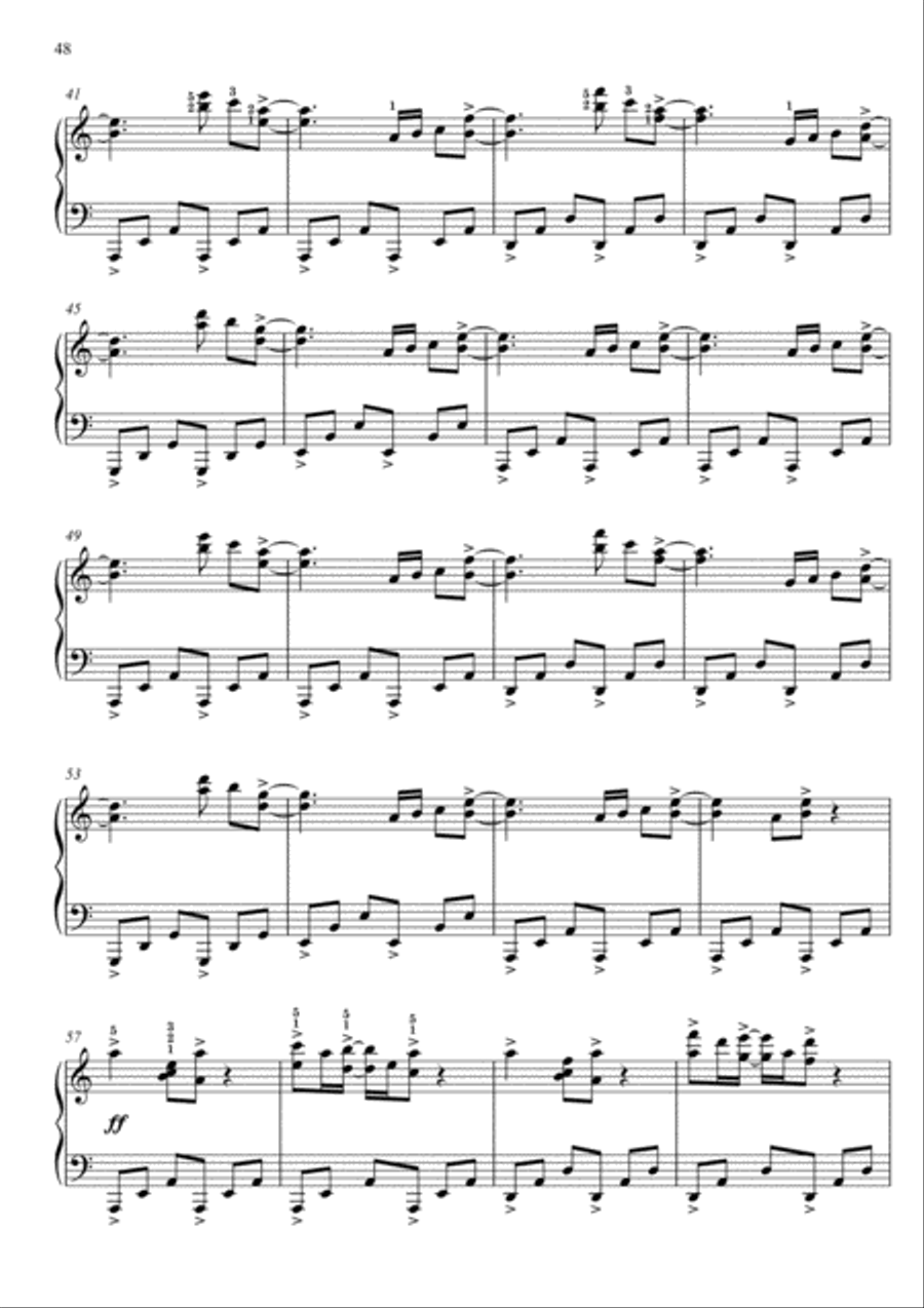 Passion Piano Solo scores gallery preview page 3