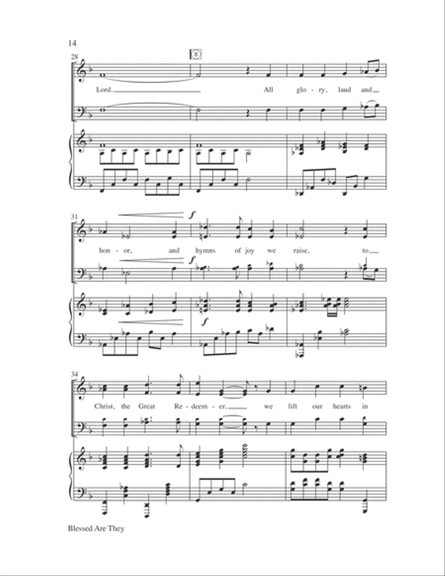 The Seven Last Days 4-Part scores gallery preview page 18