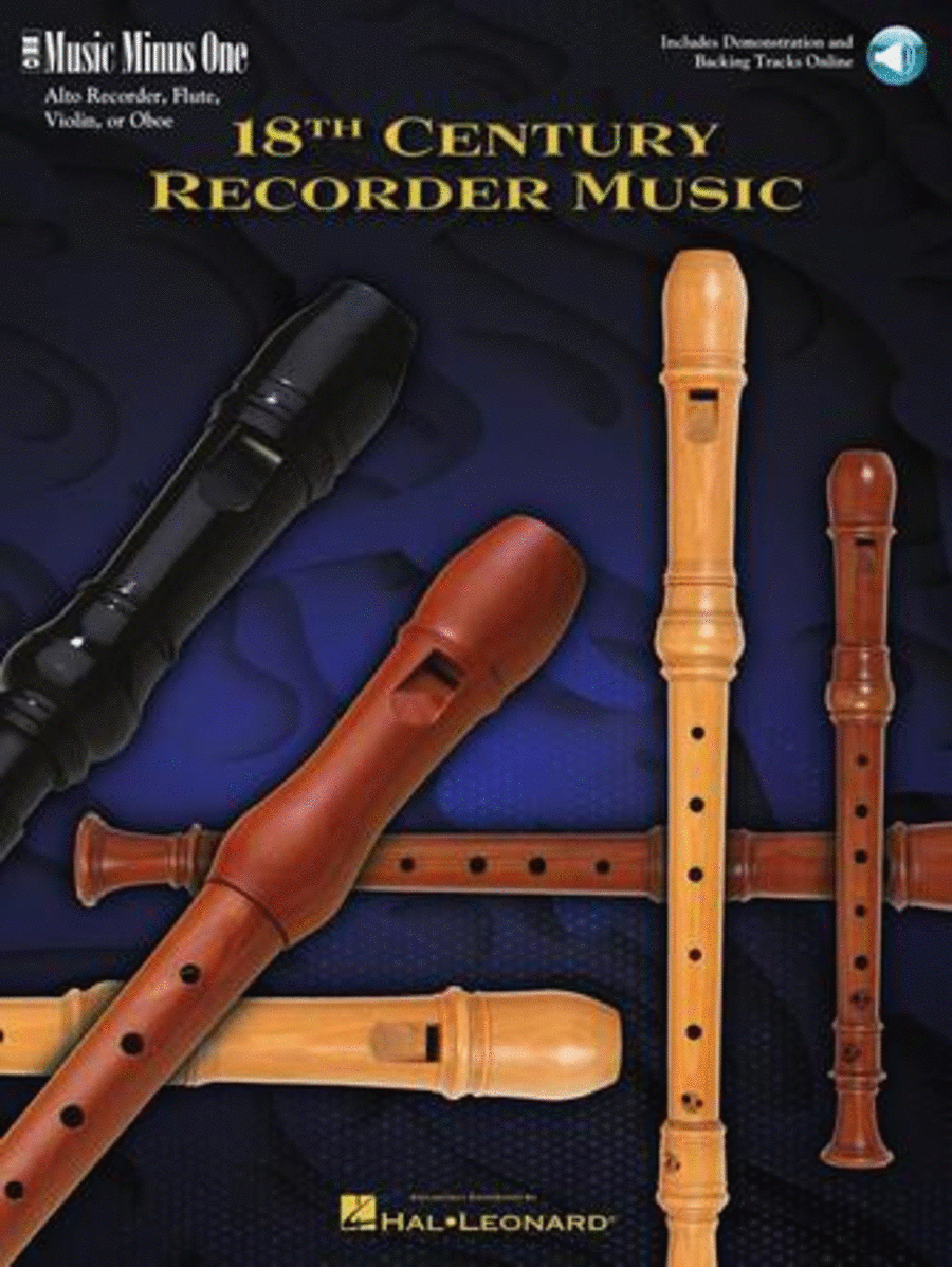18th Century Recorder Music Alto Recorder scores gallery preview page 1