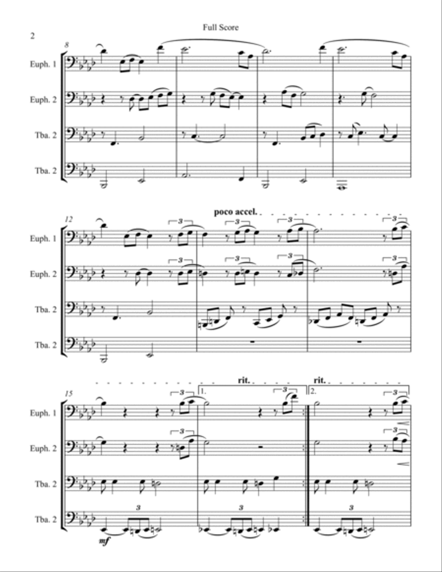 I'll Know I'll Know Euphonium scores gallery preview page 2