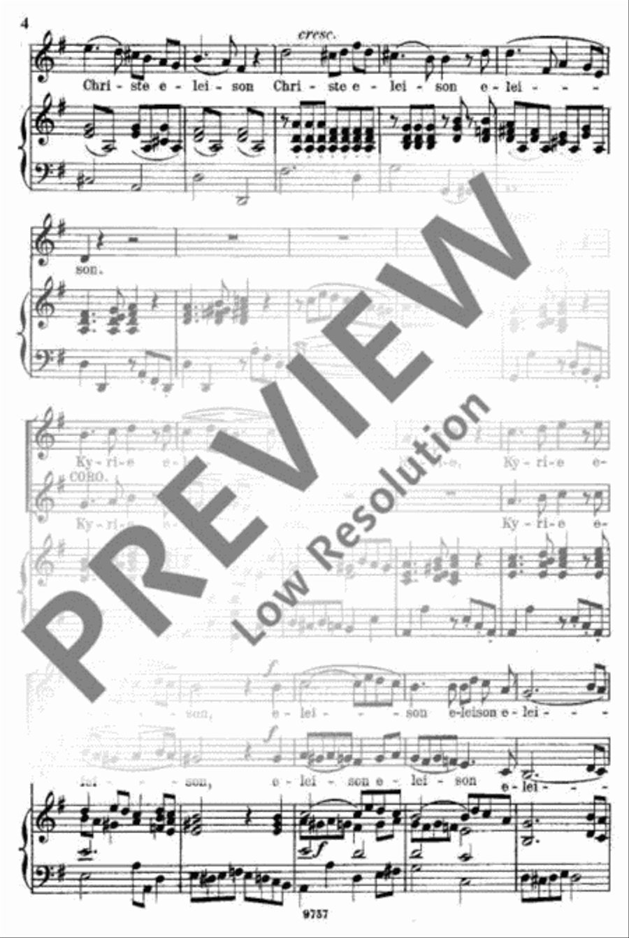Missa brevis Organ Accompaniment scores gallery preview page 5