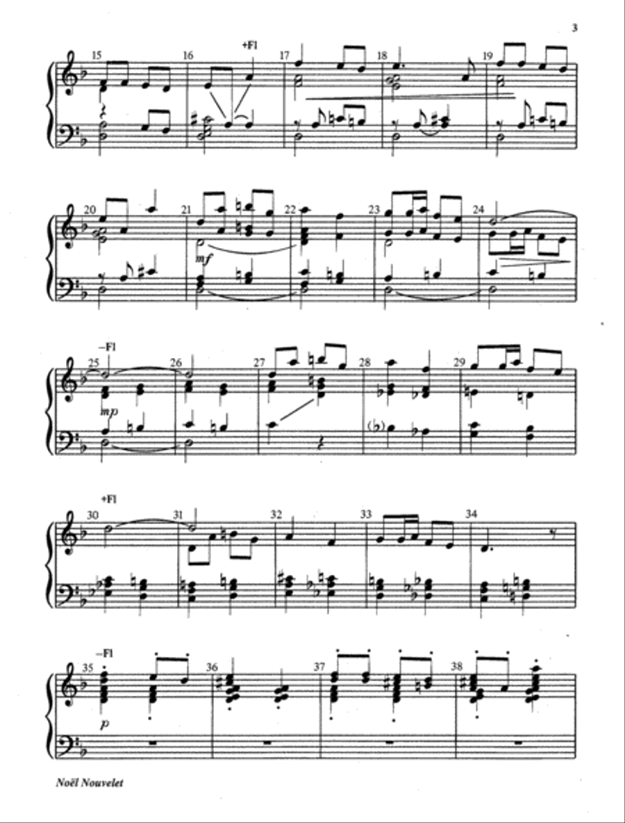 Noel Nouvelet Noel Nouvelet 3-Octaves scores gallery preview page 3