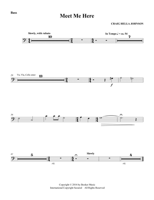 Meet Me Here (from Considering Matthew Shepard) - Double Bass