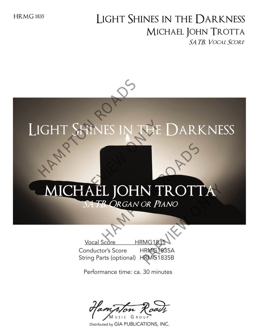 Light Shines in the Darkness (SATB) 4-Part scores gallery preview page 2