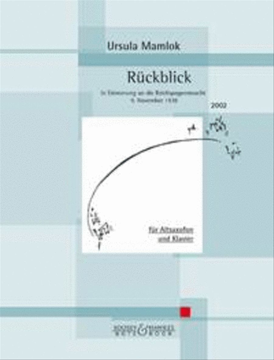 Rückblick Alto Saxophone scores gallery preview page 1
