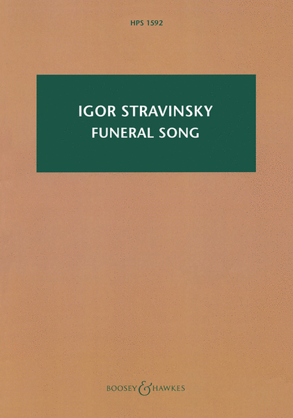 Funeral Song, Op. 5