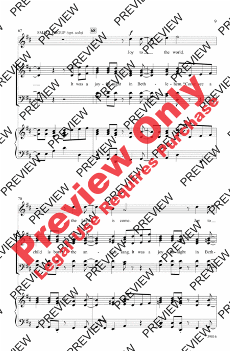 A Joyful Night - SoundTrax CD (CD only) Choir scores gallery preview page 9