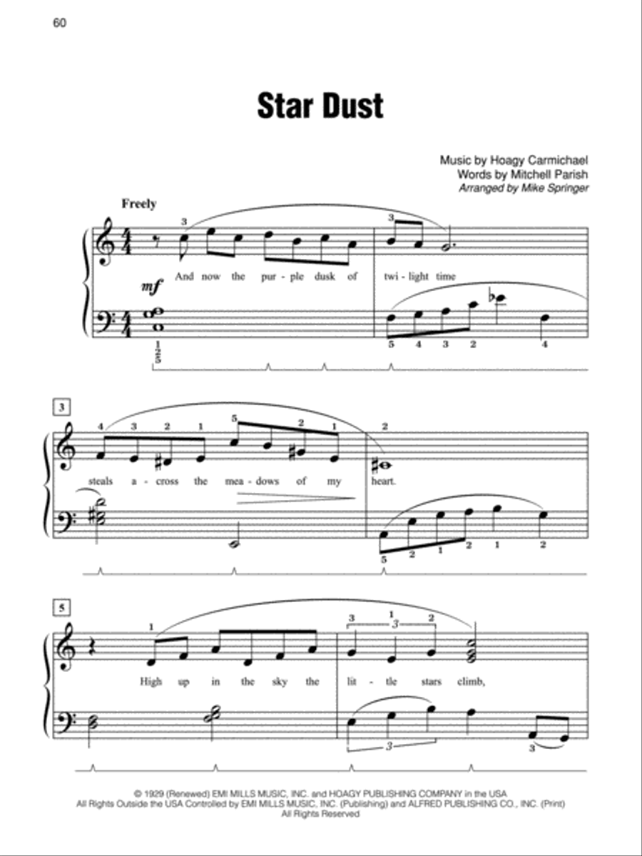 Simply Standards Easy Piano scores gallery preview page 4