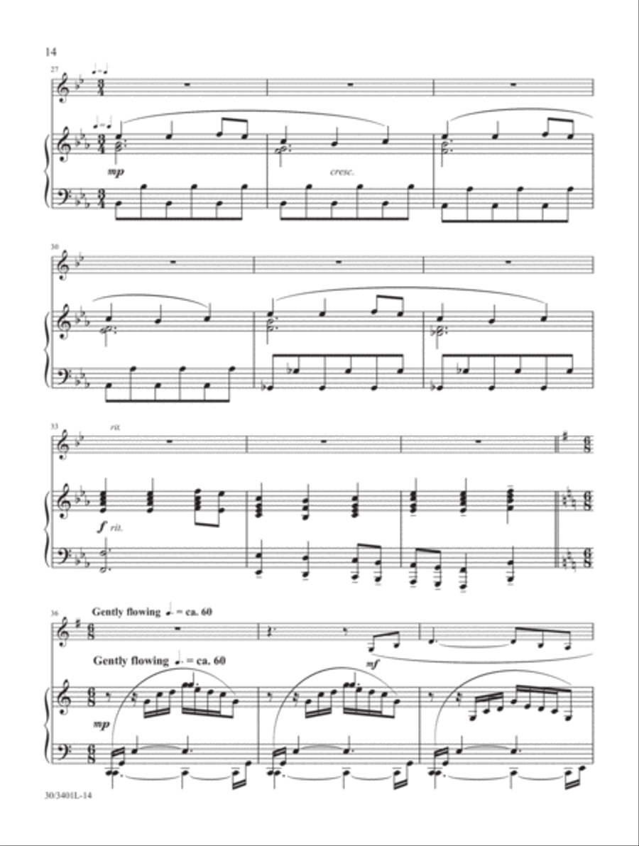 French Horn Solos for Worship, Vol. 2 Piano scores gallery preview page 7