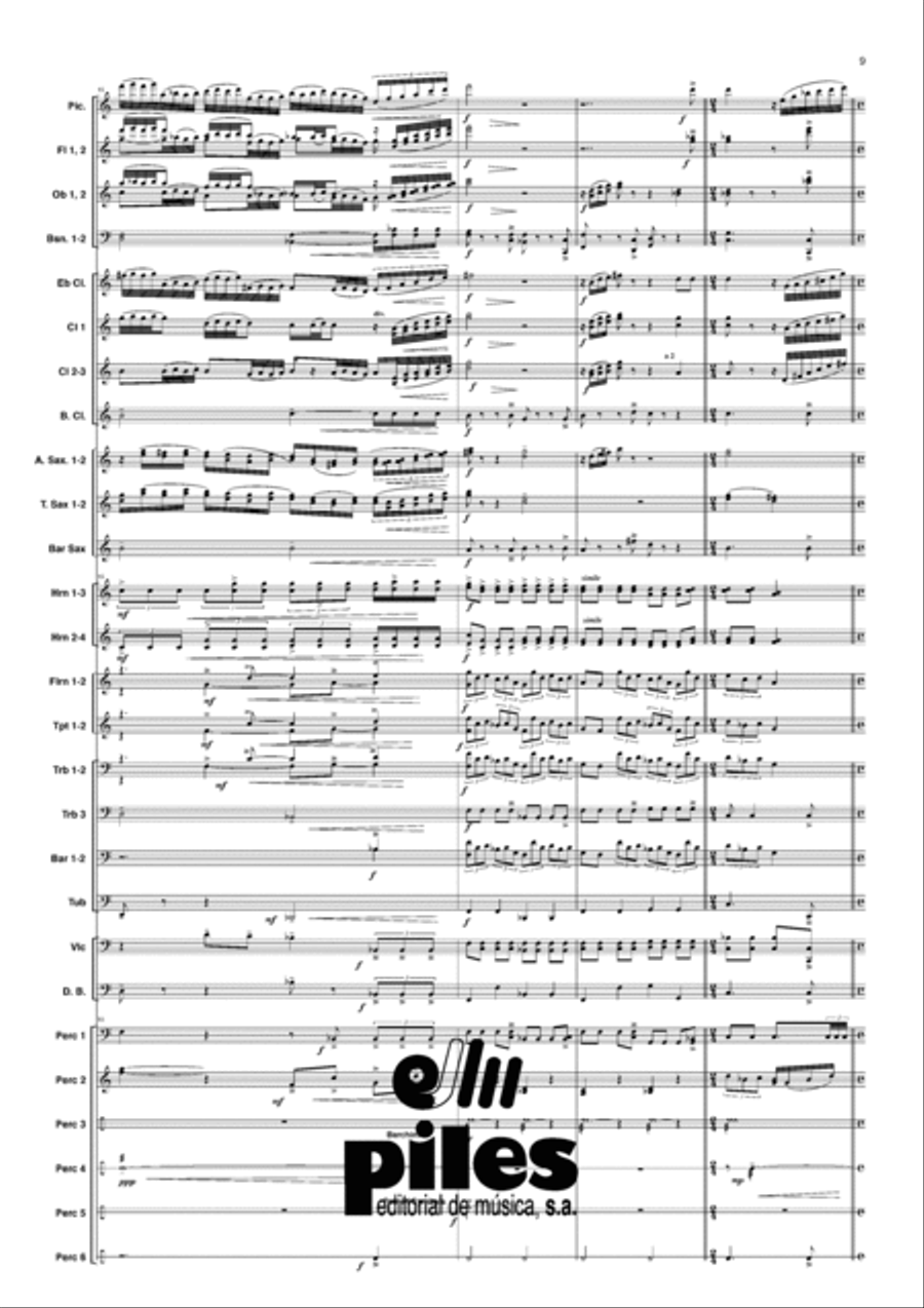 Polifemo AV 39 Concert Band scores gallery preview page 6