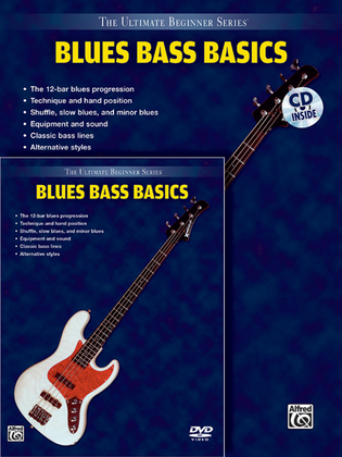 Book cover for Ultimate Beginner Blues Bass Basics Mega Pak