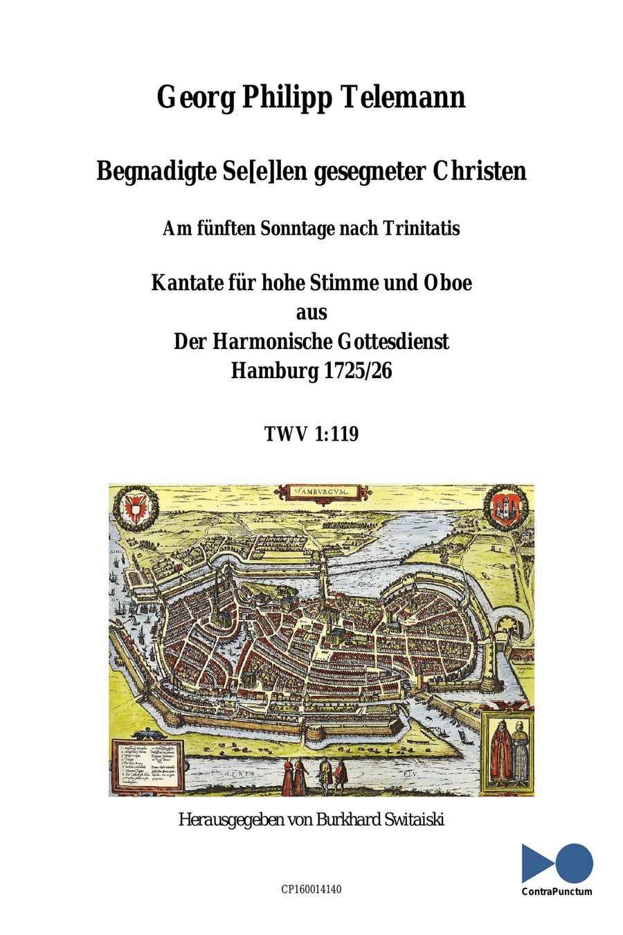 Harmonischer Gottesdienst TWV 1:119 Begnadigte Selen gesegneter Christen Oboe Solo scores gallery preview page 1