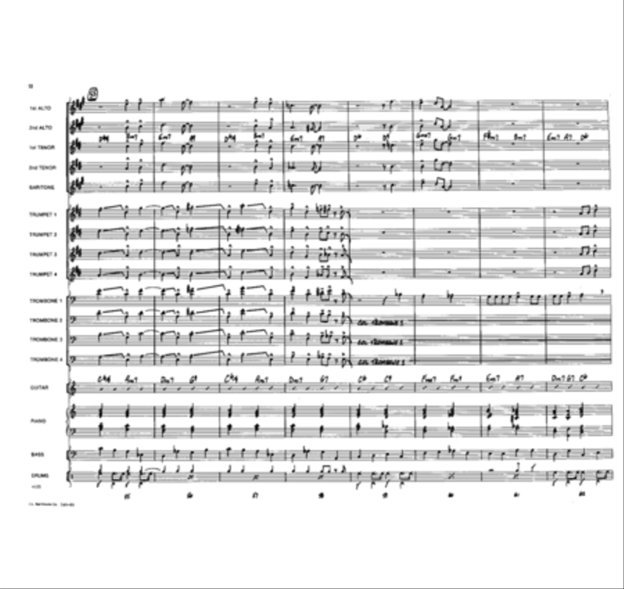 One For Woody Jazz Ensemble scores gallery preview page 9