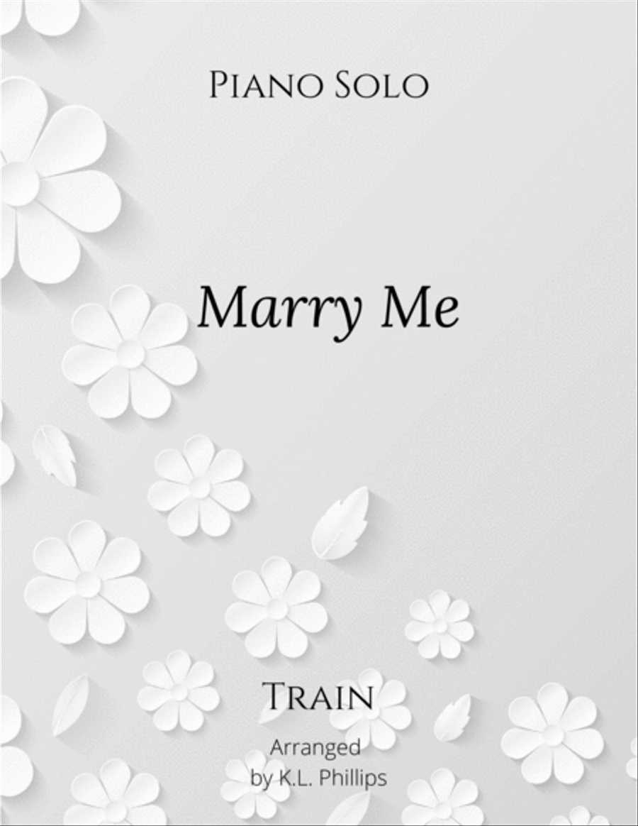 Marry Me Marry Me Piano Solo scores gallery preview page 1