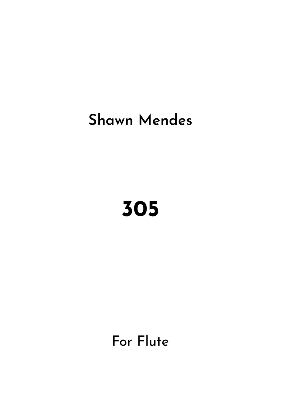305 305 Flute Solo scores gallery preview page 1