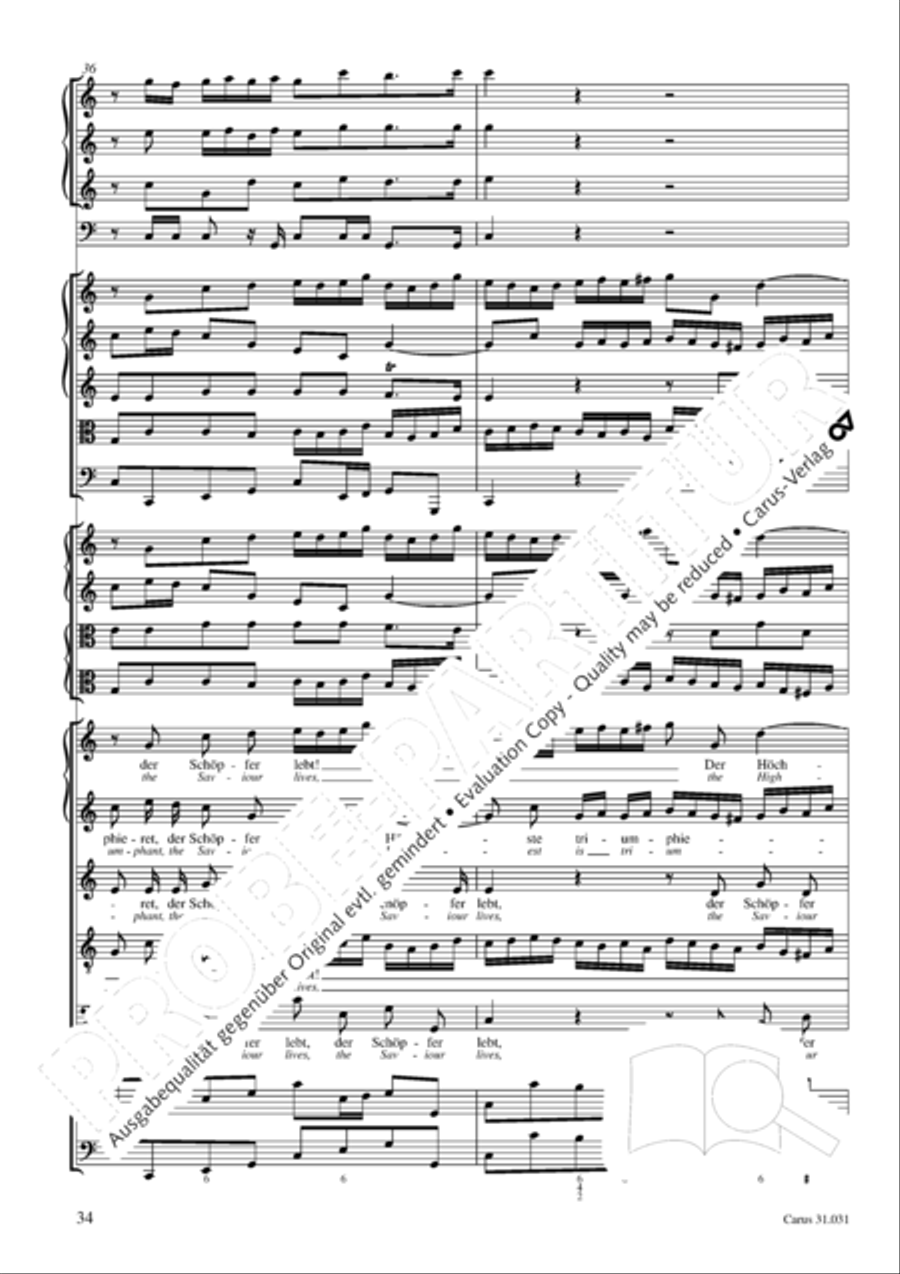The heavens laugh, the earth exults in gladness (Der Himmel lacht! Die Erde jubilieret) STB scores gallery preview page 35