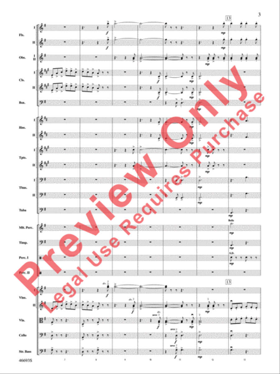 Suite of Carols Full Orchestra scores gallery preview page 4