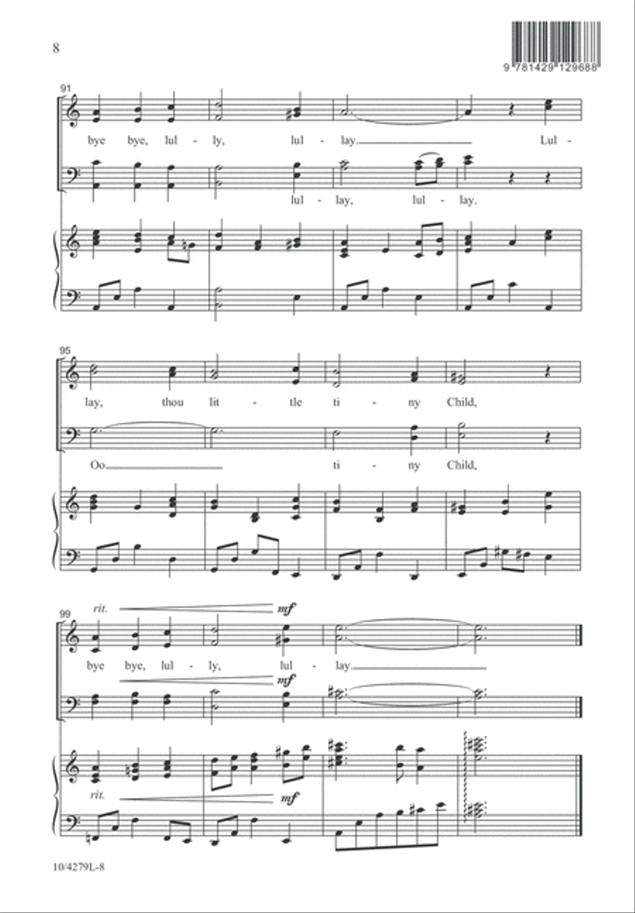 Silent the Night 4-Part scores gallery preview page 9