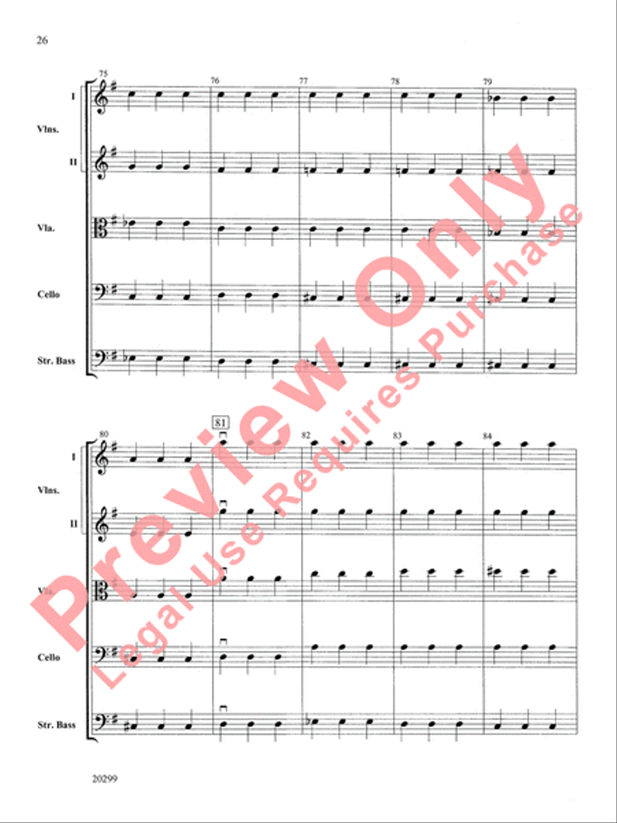 Pictures at an Exhibition, Selections from String Orchestra scores gallery preview page 27