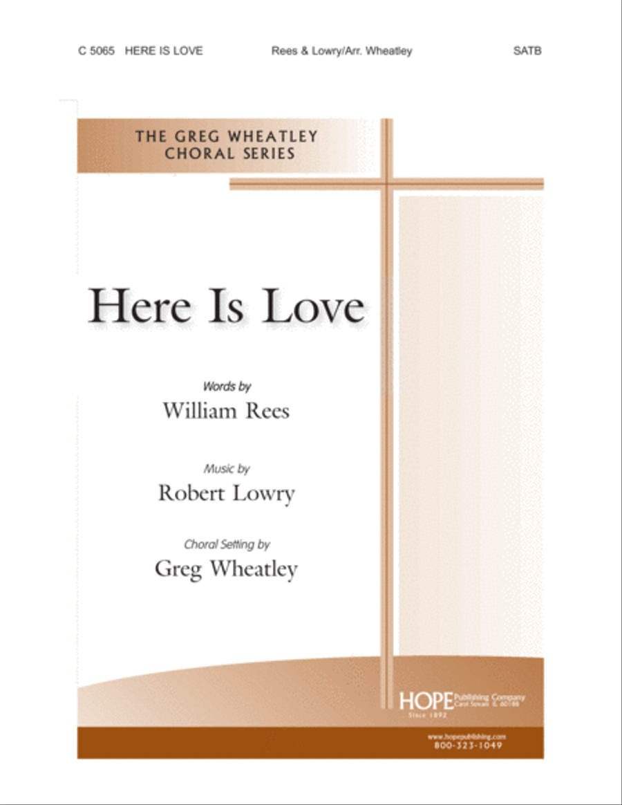 Here Is Love Choir scores gallery preview page 1